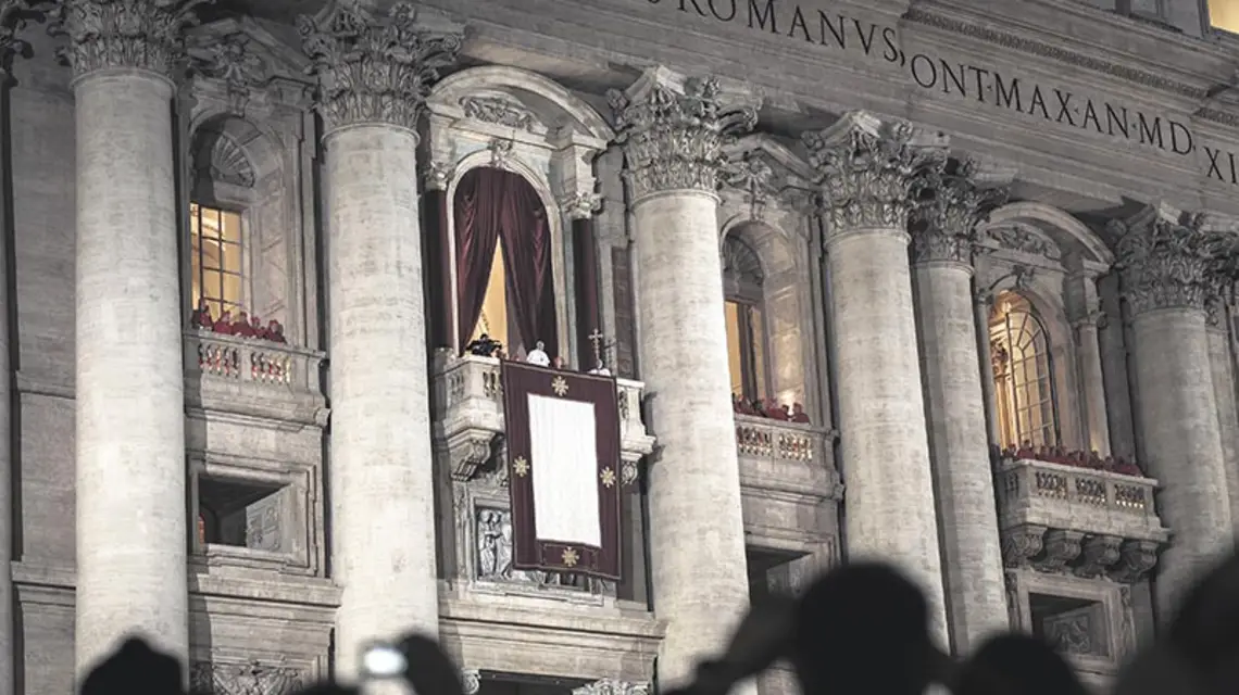 Plac św. Piotra, 13 marca 2013 r. / Fot. Giuliano Koren / CORBIS