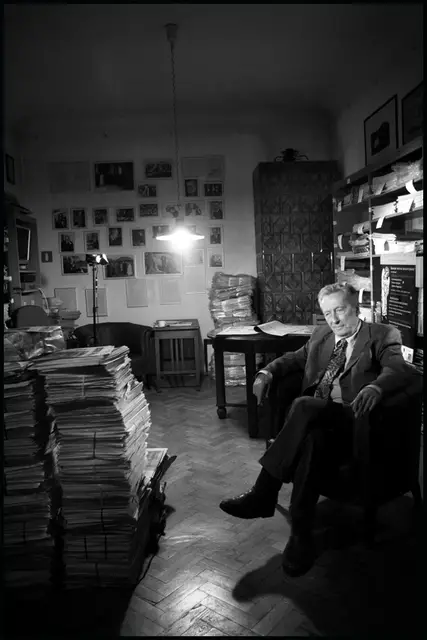 Krzysztof Kozłowski w redakcji "Tygodnika Powszechnego" / Fot. Grażyna Makara