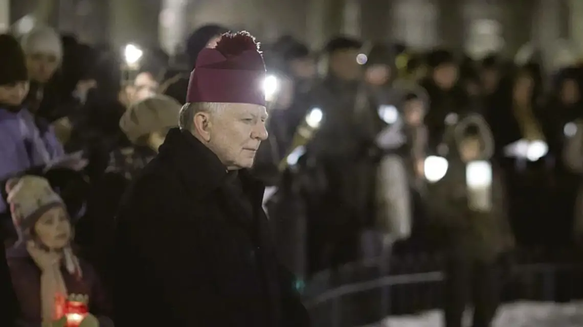 Abp Marek Jędraszewski, Łódź, 15 marca 2013 r. / Fot. Michał Tuliński / FORUM