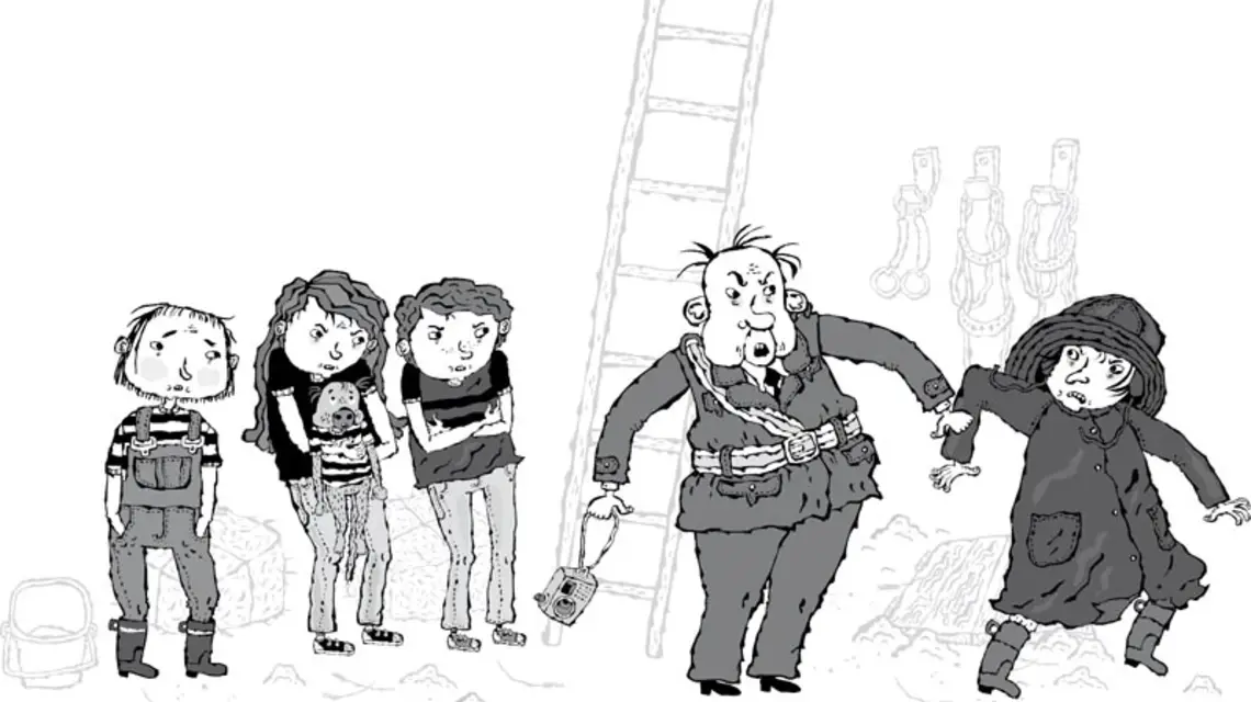 Ilustracje Heleny Willis do książek z serii „Biuro detektywistyczne Lassego i Mai” / 