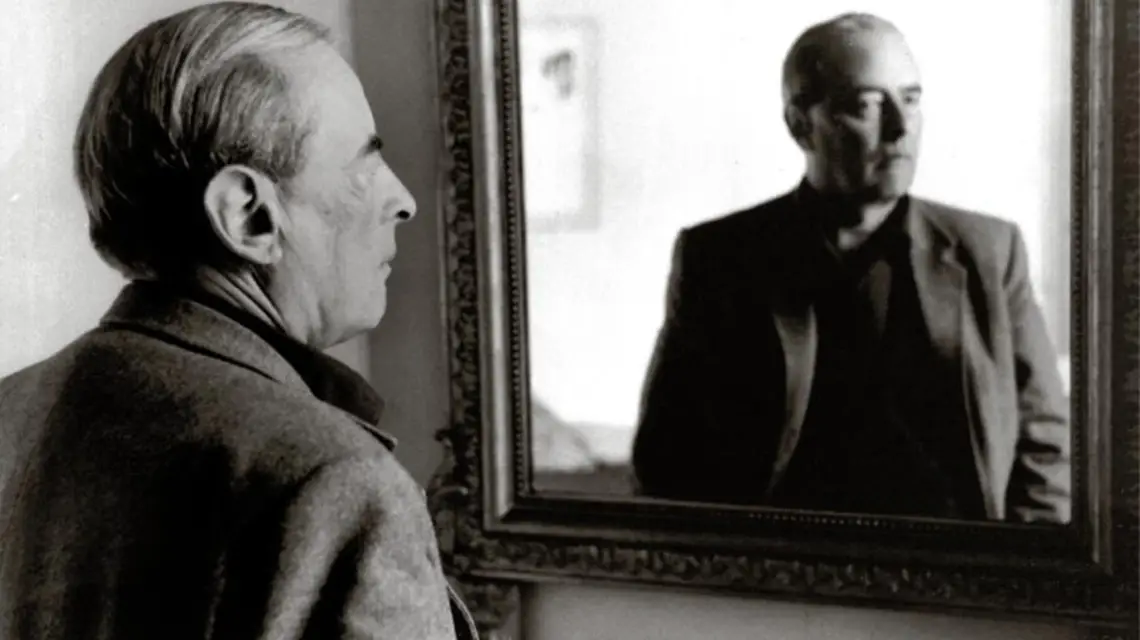 Witold Gombrowicz, Vence 1965 r. / Fot. Bohdan Paczowski / MUZEUM LITERATURY / EAST NEW