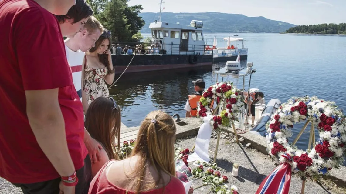 Rocznica masakry na wyspie Utøya, 22 lipca 2013 r. / Fot. Aleksander Andersen / SCANPIX / REUTERS / FORUM