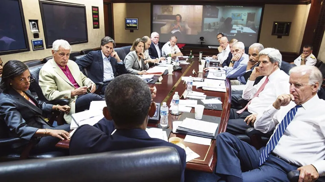 Barack Obama z doradcami ds. bezpieczeństwa. Biały Dom, 31 sierpnia 2013 r.  / Fot. The White House / GETTY IMAGES / FPM