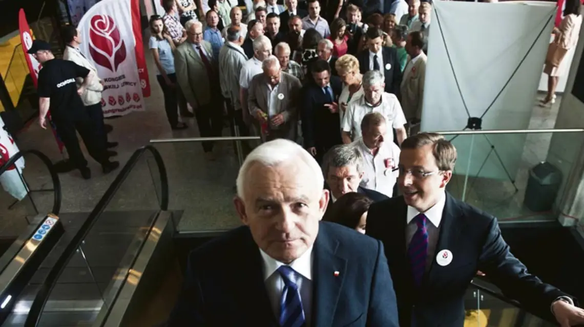 Leszek Miller podczas Kongresu Polskiej Lewicy, Warszawa, 16 czerwca 2013 r. / Fot. Filip Błażejowski / FORUM