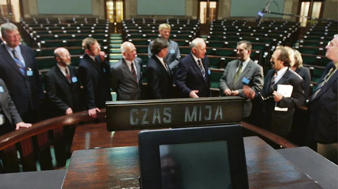 Sejm,12 października 2005 r. / Fot. Kacper Pempel / REPORTER