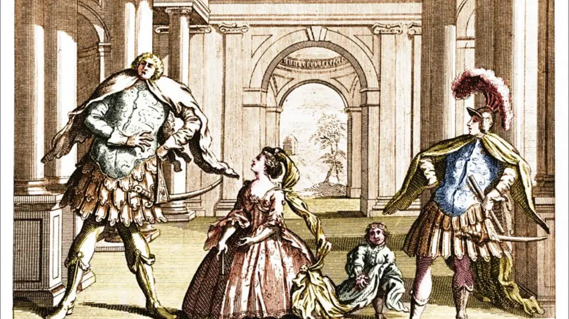 Primi uomini i prima donna: kastraci Farinelli (Carlo Broschi) i Francesco Bernardo Senesino z sopranistką Franceską Cuzzoni / Fot. MATERIAŁY PRASOWE ACTUS HUMANUS