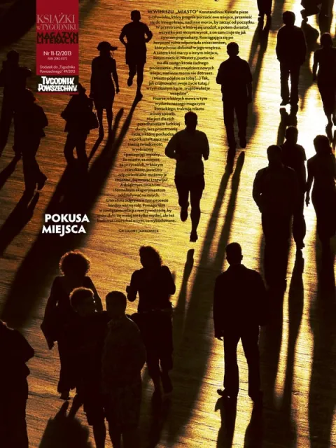 Okładka "Magazynu Literackiego Książki w Tygodniku" 11-12/2013 / Fot. Horst Friedrichs / ANZENBERGER / FORUM