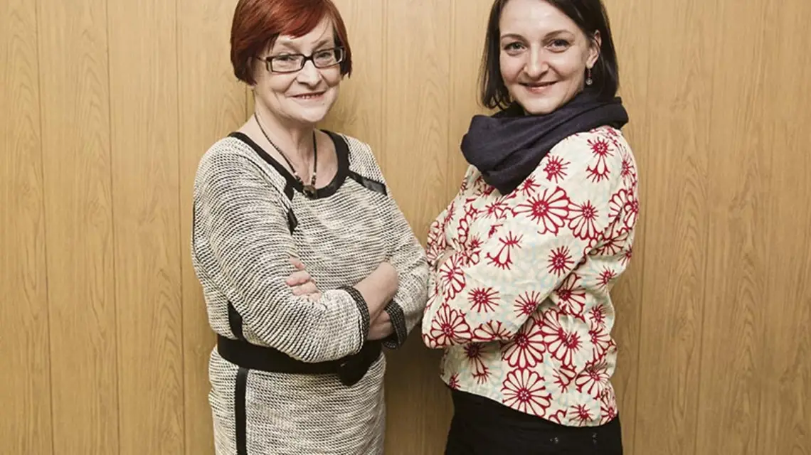 Małgorzata Fuszara i Magdalena Gawin / Fot. Robert Kowalewski dla „TP”