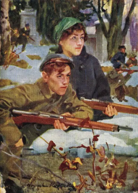 Polska ikona walk o Lwów: obraz „Orlęta” autorstwa Wojciecha Kossaka z 1920 r. / Fot. Danuta B. Łomaczewska / EAST NEWS