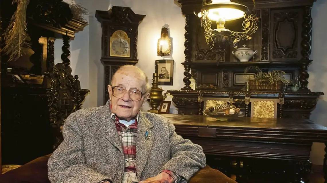 Stefan Bałuk dzisiaj / Fot. Zbigniew Furman / MUZEUM POWSTANIA WARSZAWSKIEGO 