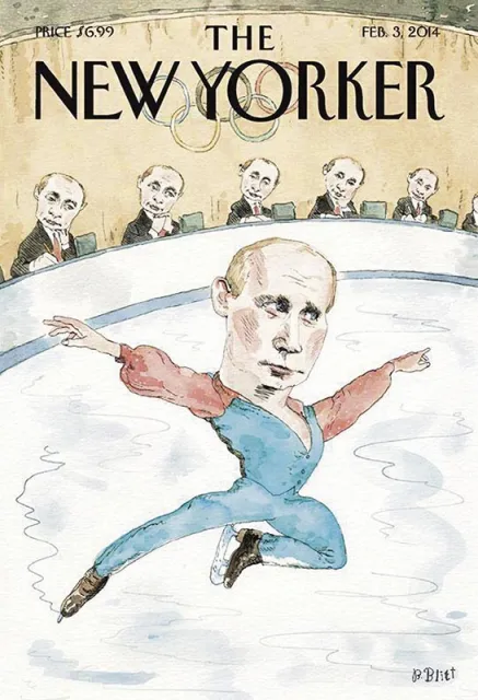 Tak igrzyska w Soczi, „oczko w głowie” rosyjskiego prezydenta, komentuje na swojej okładce tygodnik „New Yorker” / il. THE NEW YORKER
