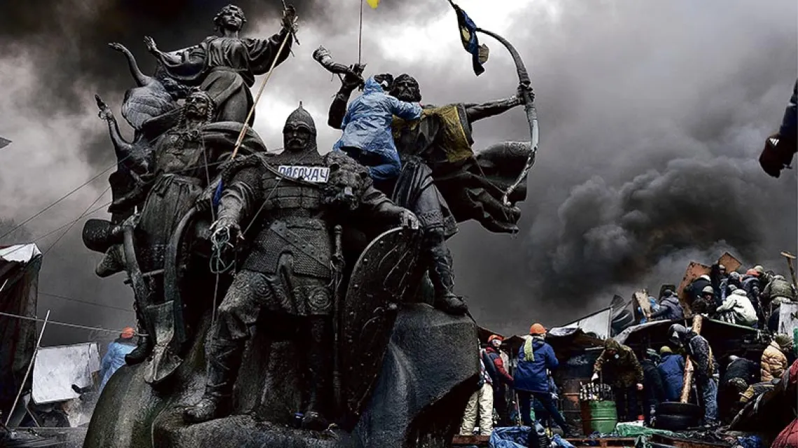 Kijów, 20 lutego 2014 r. / Fot. Louisa Gouliamaki / AFP / EAST NEWS