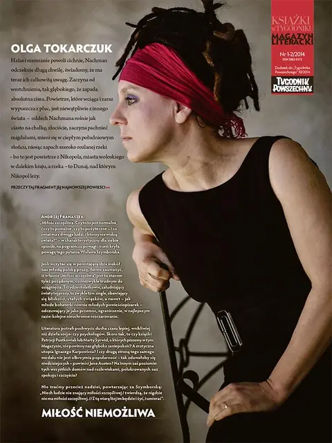 Okładka "Magazynu Literackiego Książki w Tygodniku" nr 1-2/2014 / 