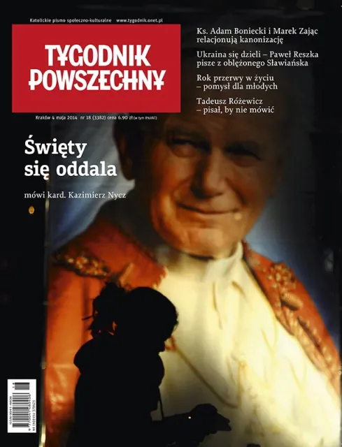 Okładka "Tygodnika Powszechnego" 18/2014 / 