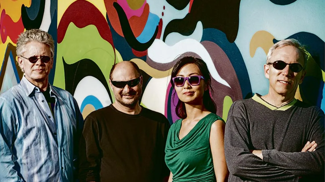 Członkowie Kronos Quartet (David Harrington, John Sherba, Sunny Jungin Yang i Hank Dutt) w Los Angeles, 2013 r. / Fot. Jay Blakesberg
