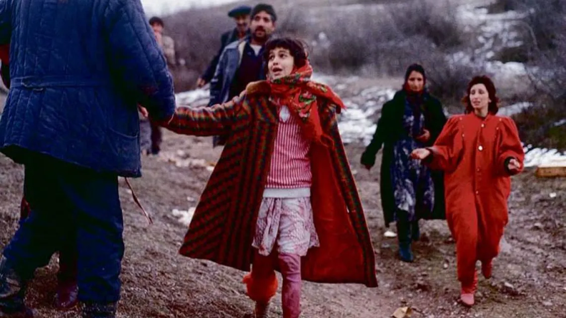 Uchodźcy w Górskim Karabachu, lata 90. XX wieku / Fot. Sipa Press / EAST NEWS