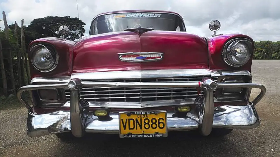Chevrolet z lat 50. Kuba, 2014 r.. / Fot. Andrzej Muszyński