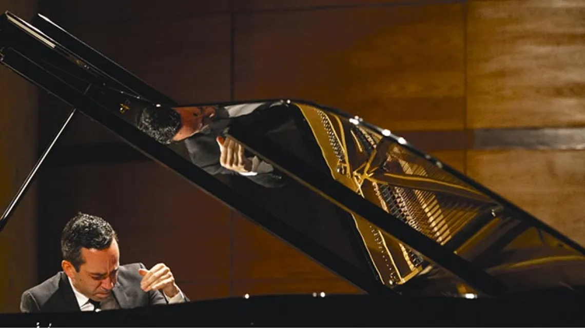 Inon Barnatan podczas Festiwalu Chopin i Jego Europa, 31 sierpnia 2014 r. / Fot. Wojciech Grzędziński / NIFC