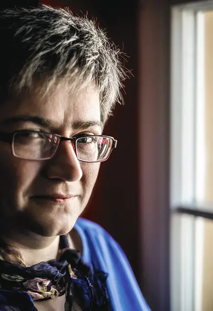 Dr hab. Elżbieta Adamiak, autorka „Milczącej obecności. O roli kobiety w Kościele”, „Kobiet w Biblii” i „Traktatu o Maryi”, Poznań, 4 września 2014 r. / Fot. Mariusz Forecki dla „TP”