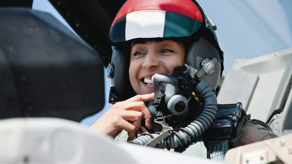 Major Mariam Al Mansouri / Fot. Emirates News Agency / AP / EAST NEWS