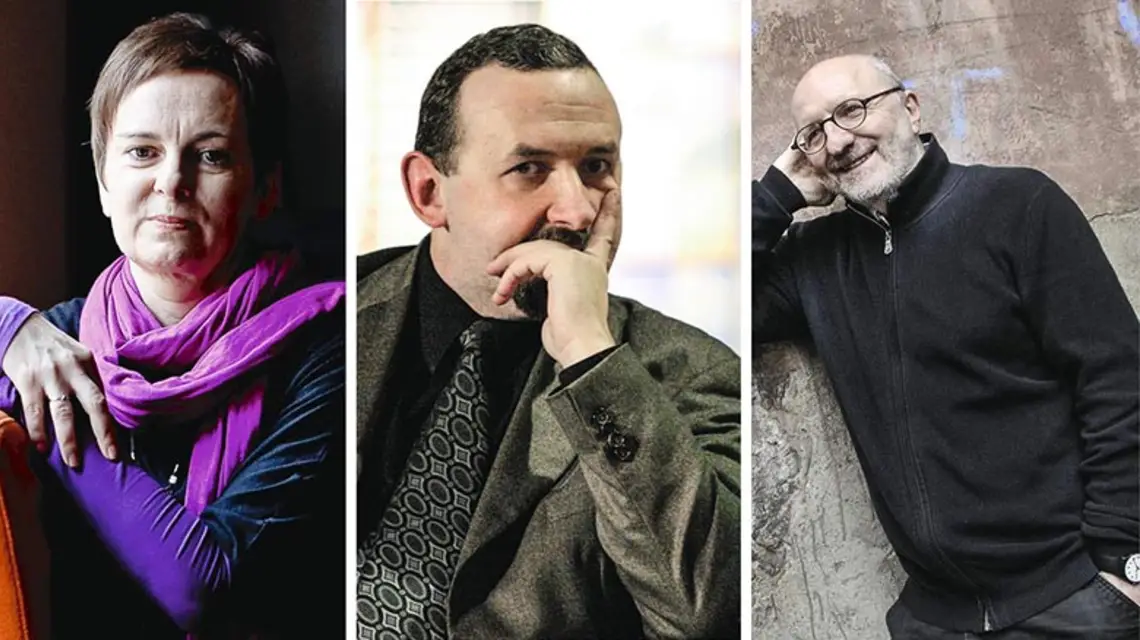 Od lewej: Inga Iwasiów, Jerzy Sosnowski, Zbigniew Kruszyński / Fot. Rafał Siderski / DZIENNIK / FORUM, Wojciech Kurczewski / FORUM, Danuta Węgiel