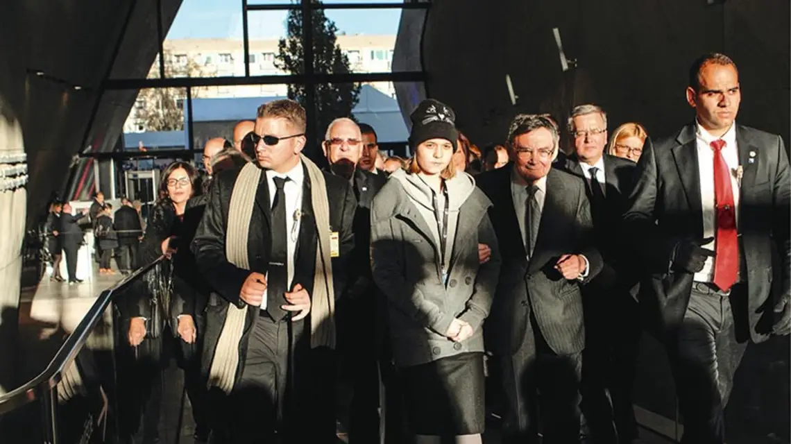 Otwarcie Muzeum Historii Żydów Polskich POLIN w Warszawie, 28 października 2014 r. / Fot. Adam Jankowski / REPORTER