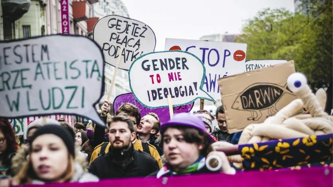Marsz Równości w Poznaniu, 23 listopada 2014 r. / Fot. Jakub Walczak / REPORTER