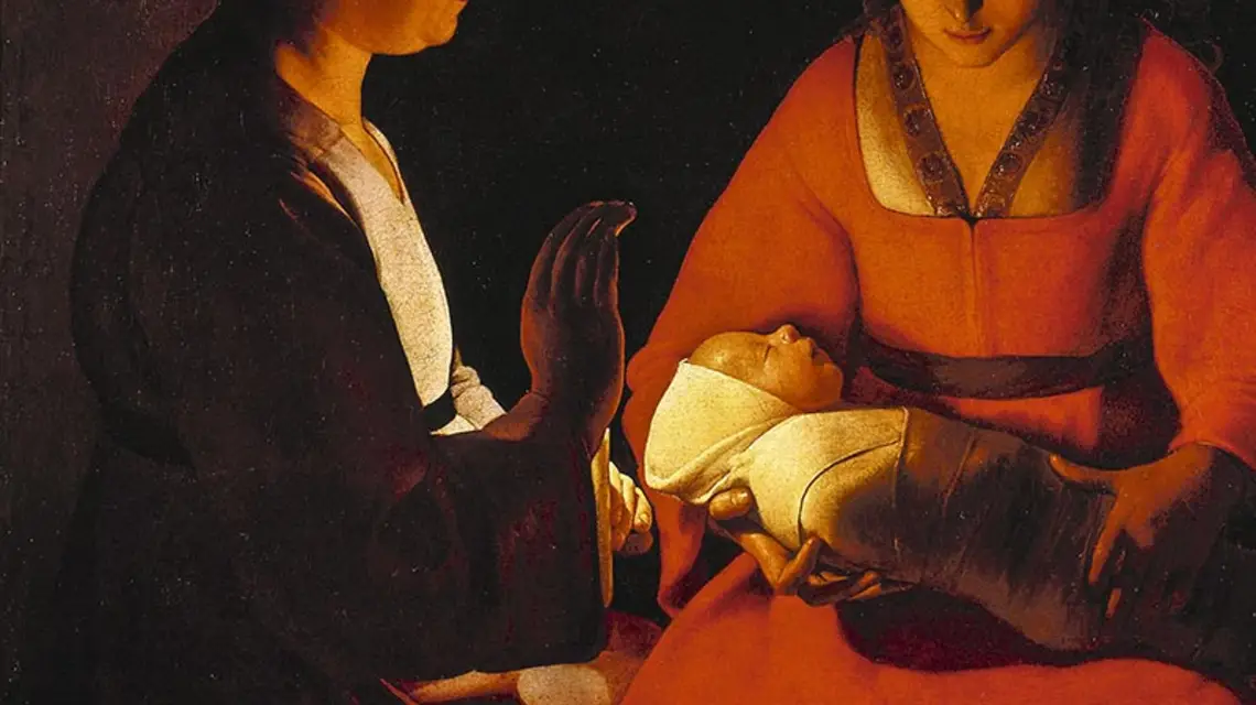 Georges de La Tour „Narodziny Chrystusa”, 1645–1648 / Fot. Leemage / CORBIS