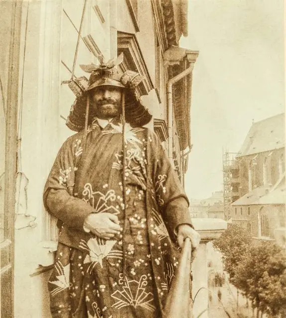 Feliks Jasieński w stroju samuraja / Fot. Muzeum Narodowe w Krakowie