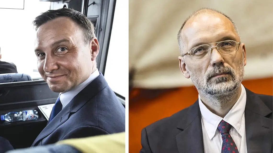 Andrzej Duda i Andrzej Nowak / Fot. Szymon Blik / Stefan Maszewski / REPORTER 