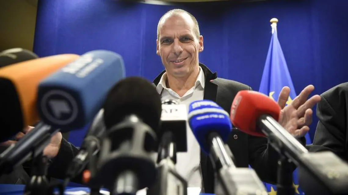Janis Varoufakis, minister finansów Grecji / Fot. John Thys / AFP / EAST NEWS