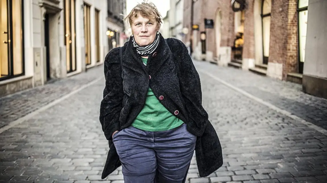 Dorota Krakowska, ulica Sienna, Kraków, marzec 2015 r. / Fot. Grażyna Makara