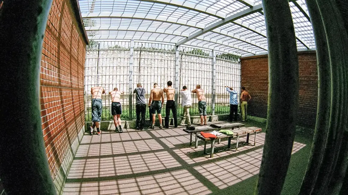 Pole spacerowe w jednym z polskich więzień / Fot. Piotr Kochański / FORUM