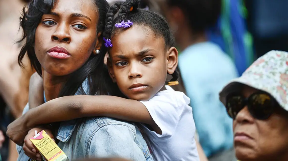 Na demonstracji przeciwko brutalności policji, Baltimore, maj 2015 r. / Fot. Marvin Joseph / THE WASHINGTON POST / GETTY IMAGES