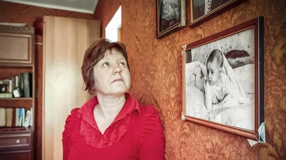 Marherita w swoim domu w Stanicy Łuhańskiej, maj 2015 r. / Fot. Monika Andruszewska dla „TP”
