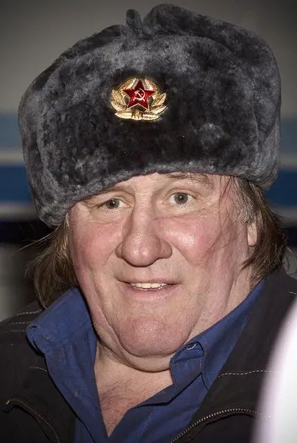 Gerard Depardieu z wizytą w Czeczenii, luty 2013 r. / Fot. Rasul Yarichev / REUTERS / FORUM