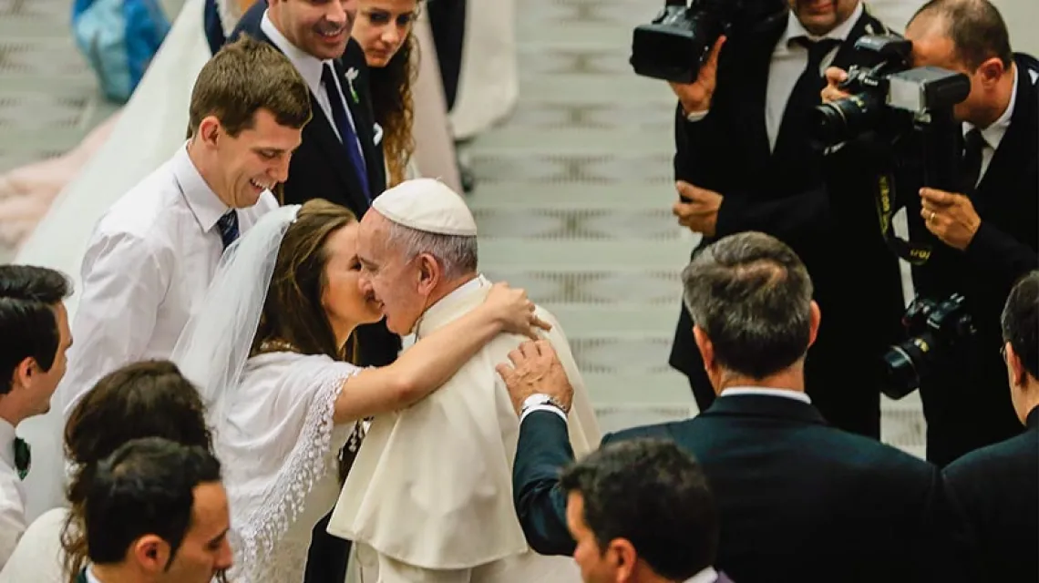 W Auli Pawła VI, Watykan, sierpień 2015 r. / Fot. Franco Origlia / GETTY IMAGES