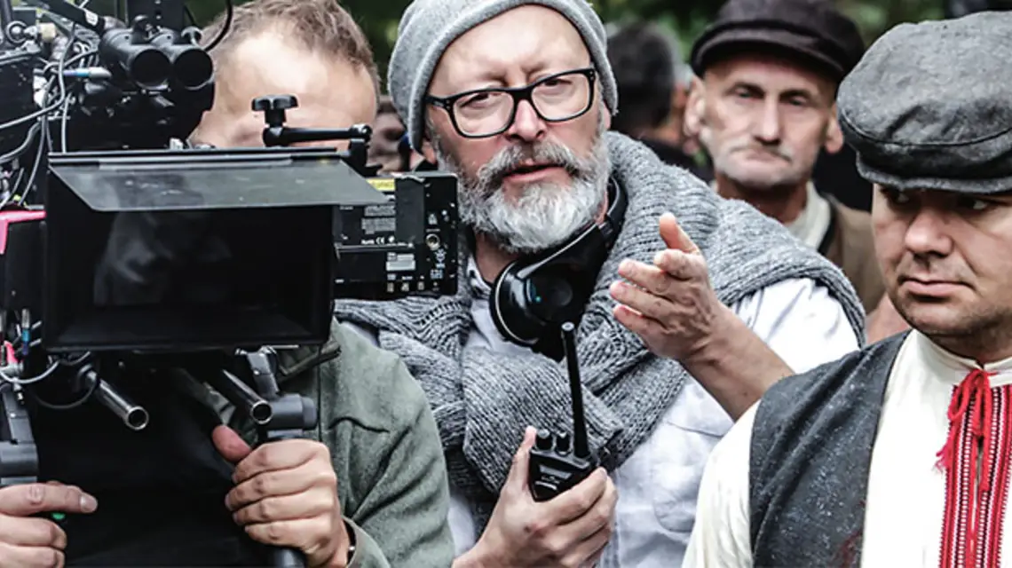 Na planie „Wołynia”, październik 2014 r. / Fot. Krzysztof Wiktor / FORUM FILM