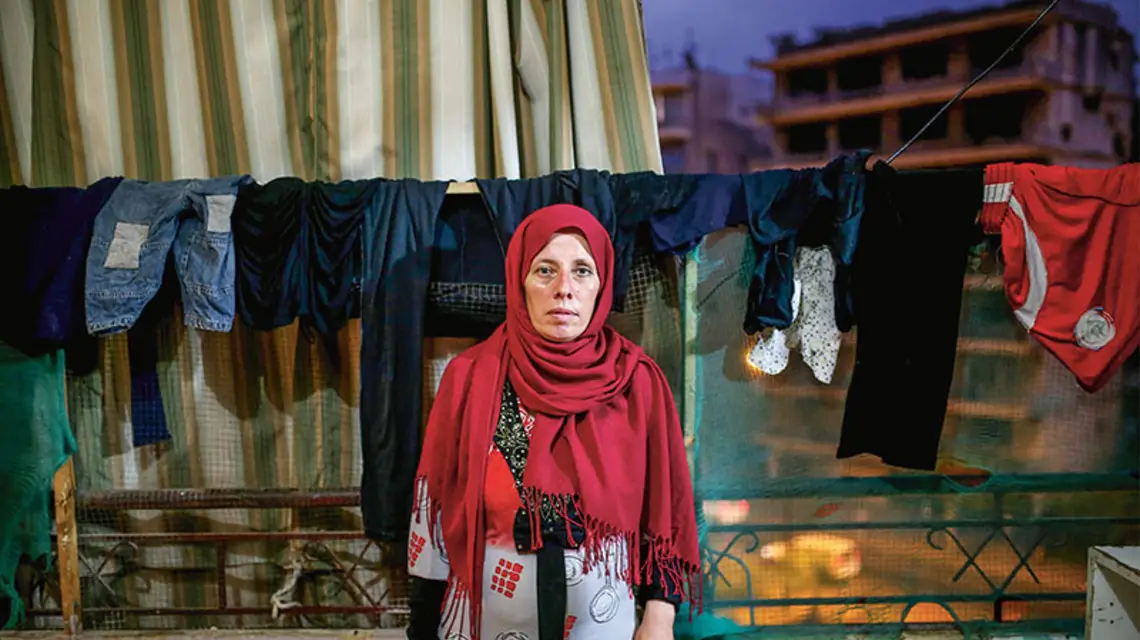 Uciekinierka z Syrii w Bejrucie, stolicy Libanu. Sierpień 2016 r. / Fot. Mohammed Elshamy / ANADOLU AGENCY / GETTY IMAGES