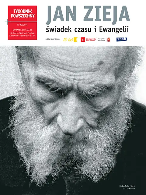 Ks. Jan Zieja, 1986 r. / Fot. Erazm Ciołek