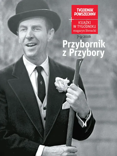 Okładka dodatku: Jeremi Przybora, Warszawa, 30.10.1966 r. / Fot. Zygmunt Januszewski TVP / PAP 