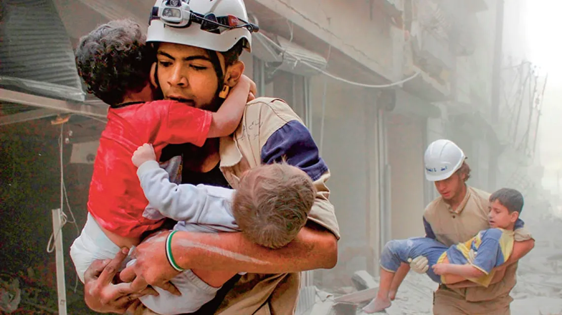  / Fot. Mideast-Crisis / SYRIA-WHITE HELMETS