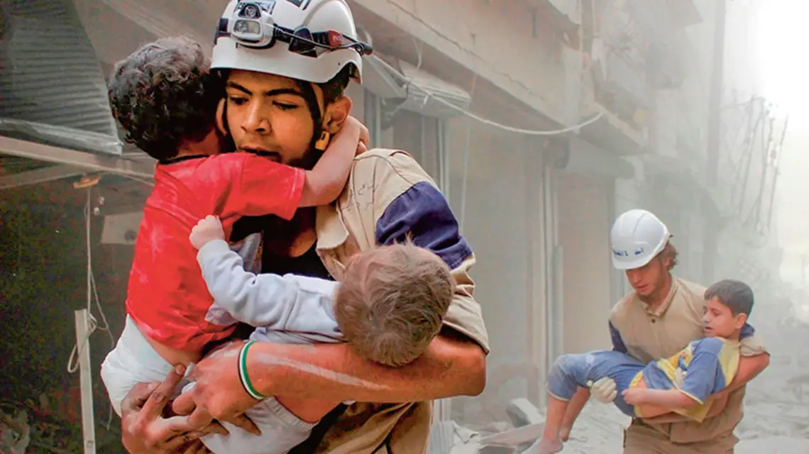  / Fot. Mideast-Crisis / SYRIA-WHITE HELMETS