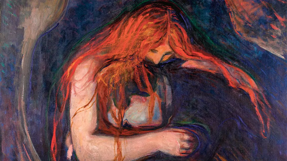 Edvard Munch „Wampir” / Fot. GOOGLE ART PROJECT