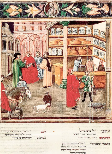 Farmaceuci w XIV-wiecznym manuskrypcie „Kanon medycyny” Awicenny / Fot. Photoshot / PAP