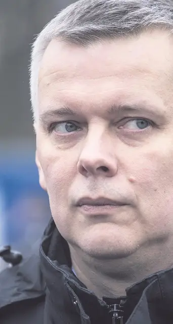 Tomasz Siemoniak na demonstracji KOD pod Sejmem, 20 grudnia 2016 r. / Fot. Maciej Łuczniewski / REPORTER
