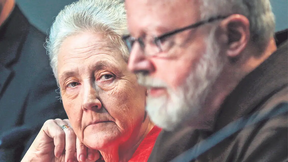 Marie Collins i kard. Sean Patrick O’Malley, Watykan, maj 2014 r. / Fot. Alessandro Bianchi / REUTERS / FORUM