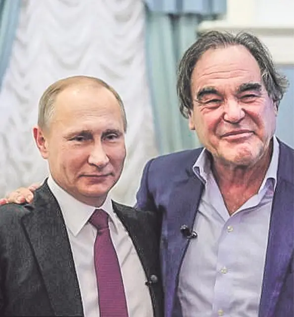 Władimir Putin i Oliver Stone / Fot. KOMANDIR / SHOWTIME