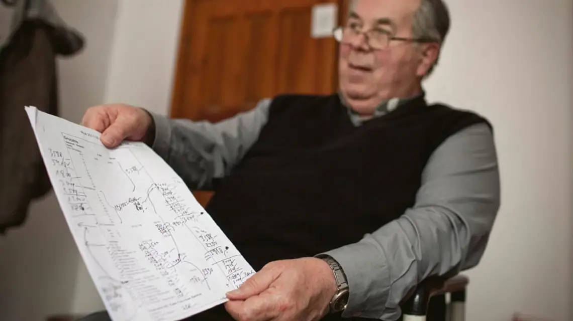 Ks. proboszcz Franciszek Kamecki, Gruczno, 25 lutego 2012 r. / fot. Piotr Manasterski dla „TP”