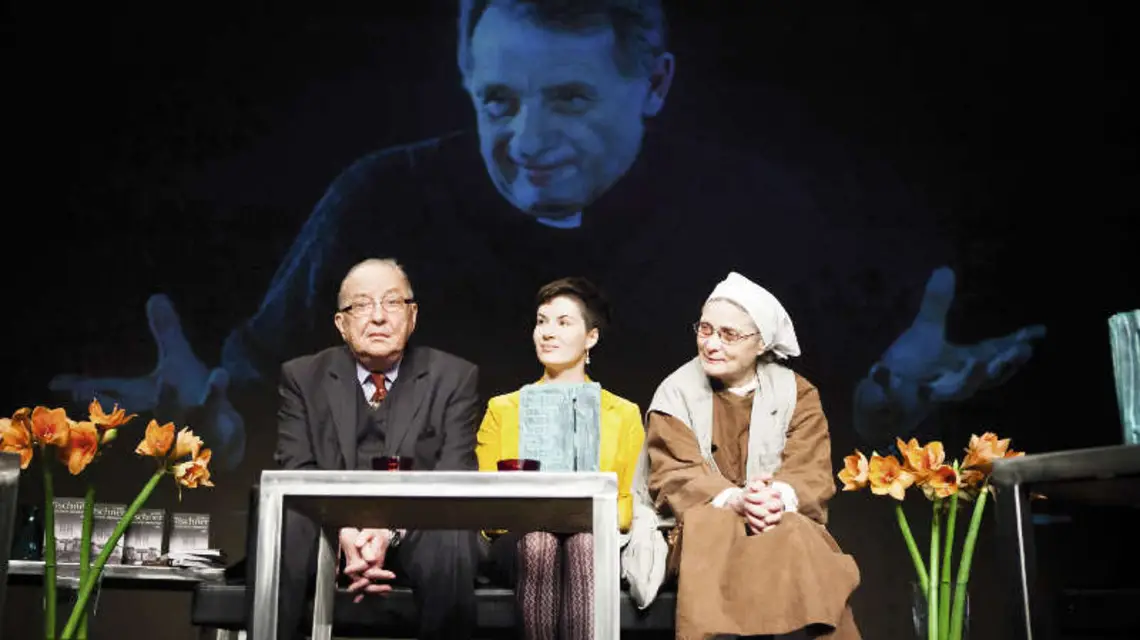 Jerzy Szacki, Karolina Wigura, s. Małgorzata Chmielewska / Fot. Andrzej Bialik